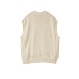 THE SUNNY / SILK COTTON KNIT VEST