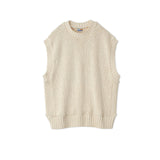 THE SUNNY / SILK COTTON KNIT VEST