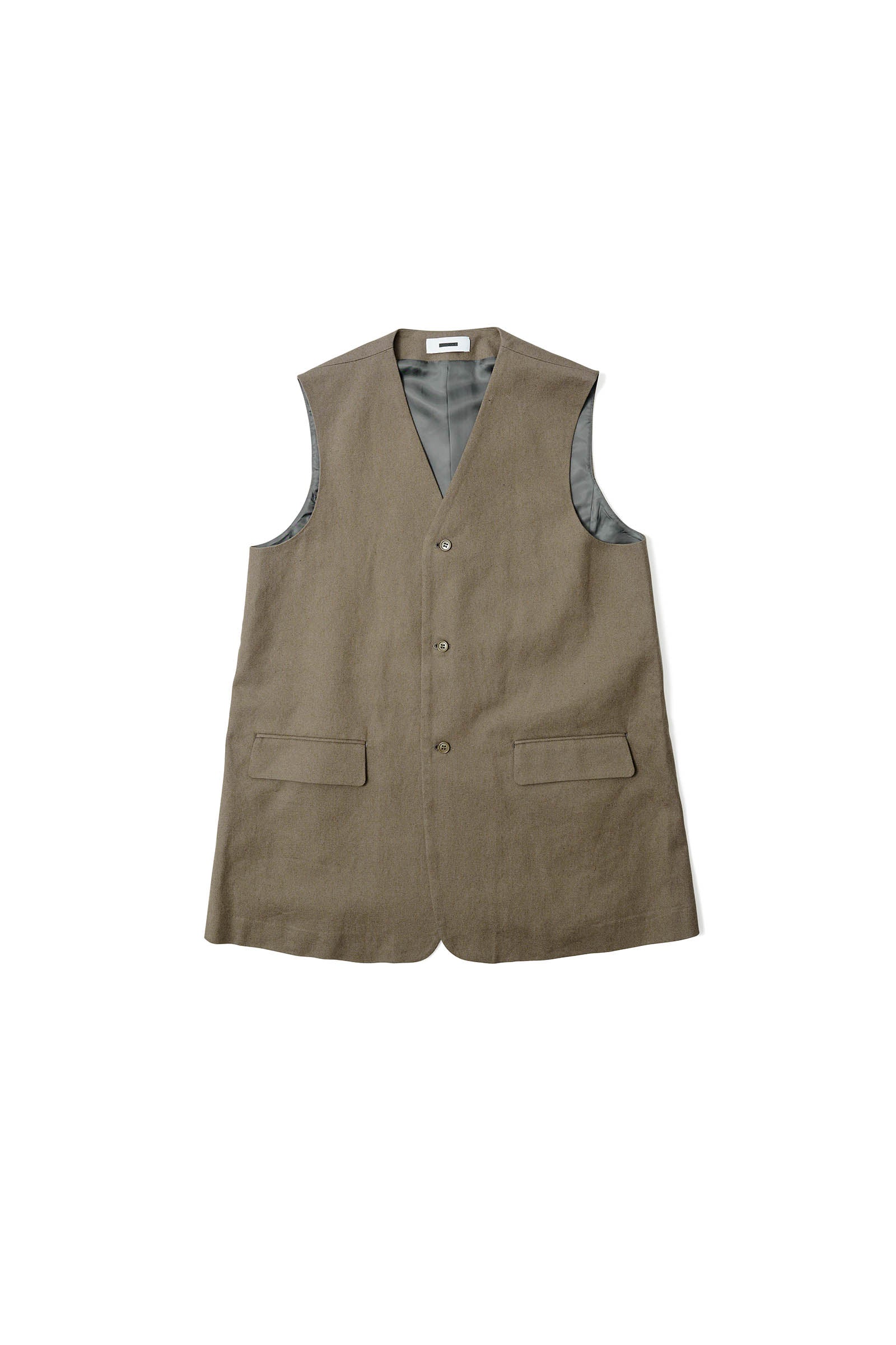 REVERBERATE / LONG TAILORED WAISTCOAT – carol ONLINE STORE