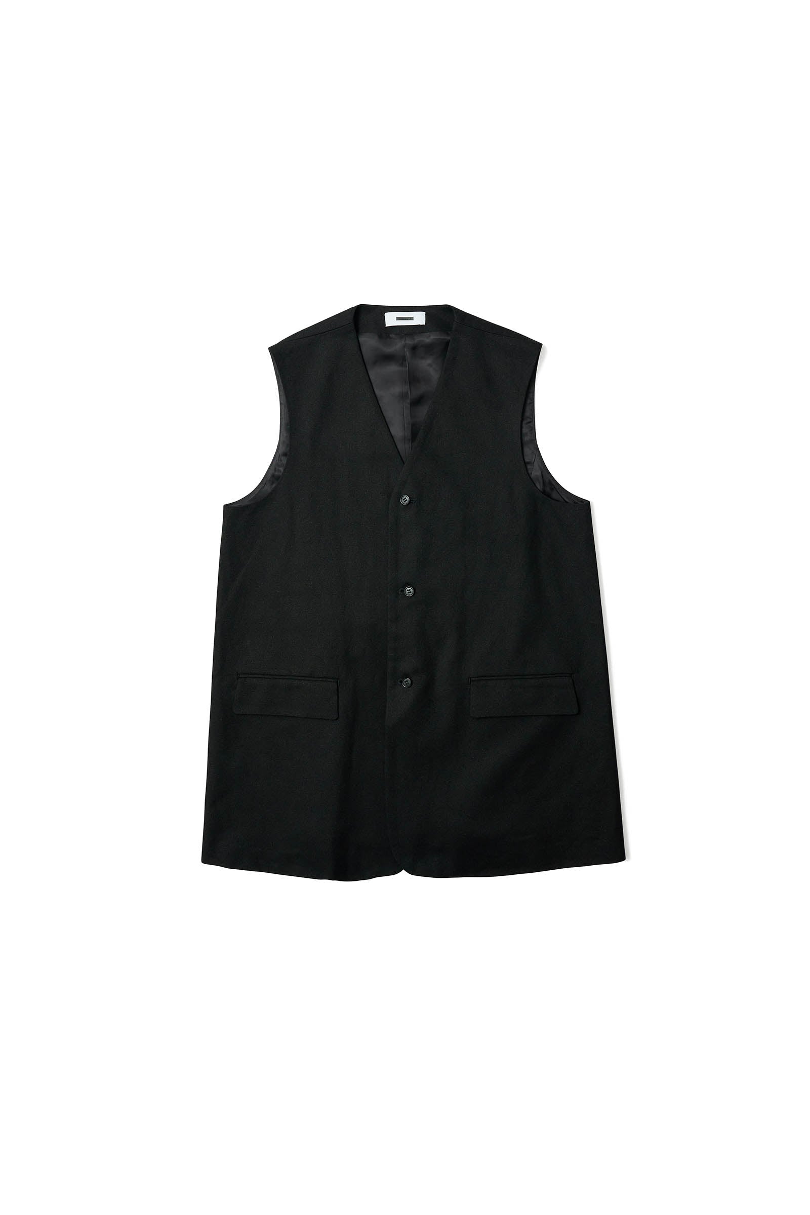 新品 REVERBERATE 24ss VEST black - トップス