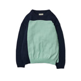 YOKE / INTARSIA CREWNECK SWEATER