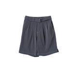 YOKE / BELTED WIDE LEG SHORTS
