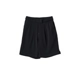 YOKE / BELTED WIDE LEG SHORTS
