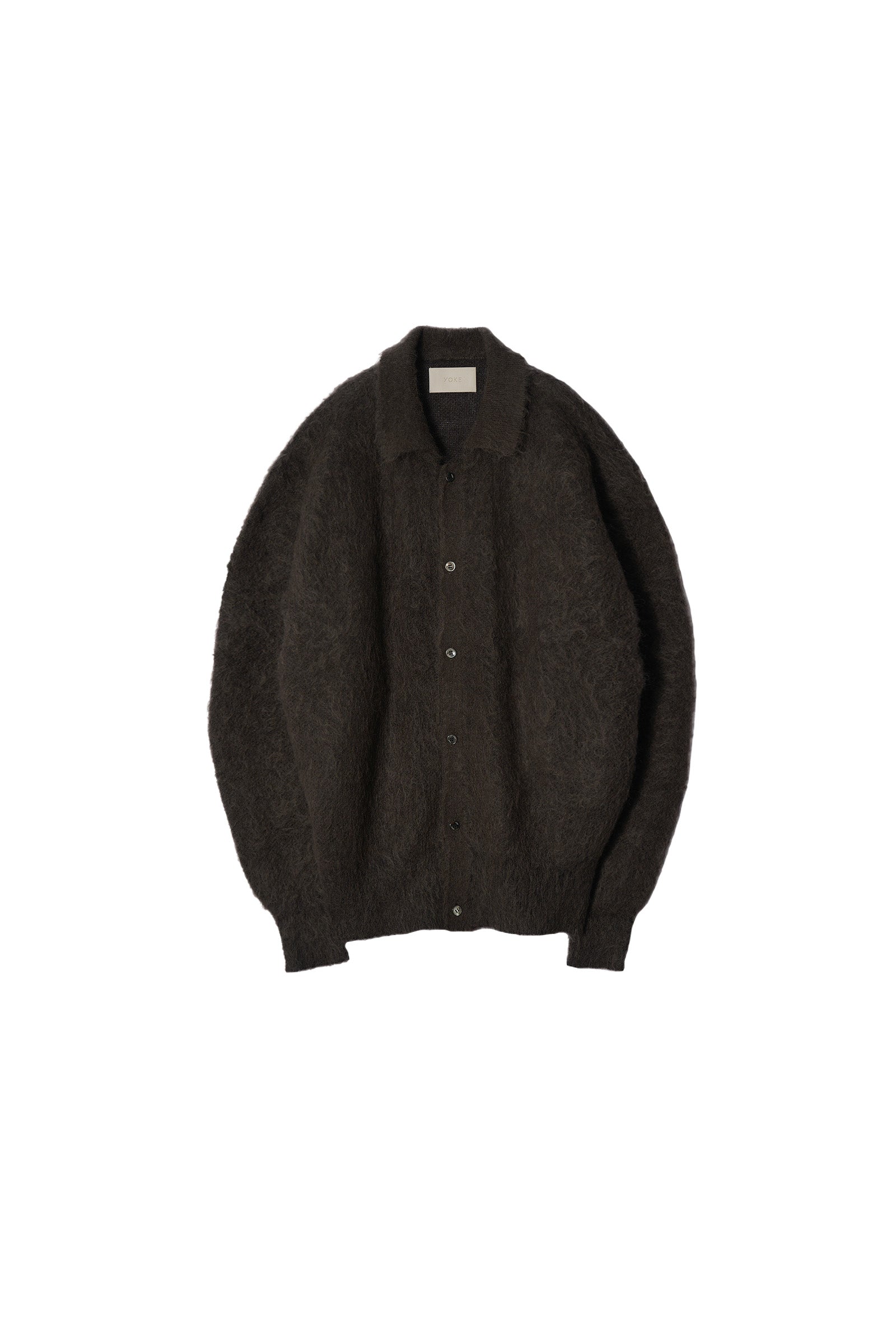 YOKE JACQUARD CARDIGAN carol別注 yoke carol別注MOHAIR JACQUARD CARDIGAN