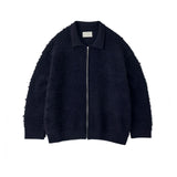 YOKE / FRONT ZIP CARDIGAN