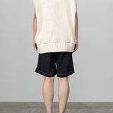 THE SUNNY / SILK COTTON KNIT VEST