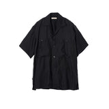YOKE / CUPRO OPEN COLLAR SHIRT