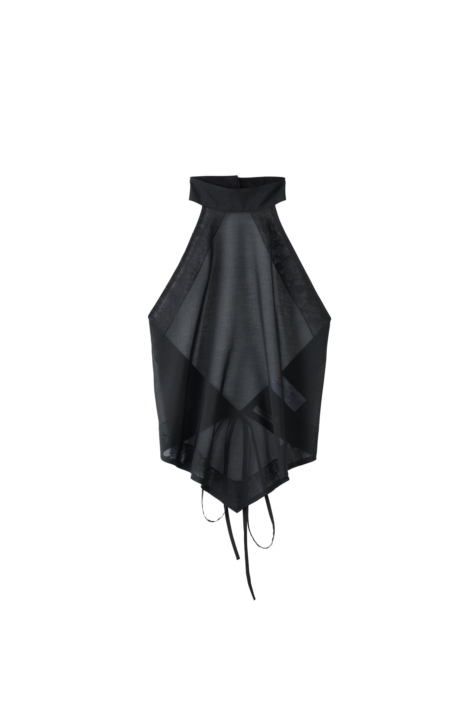 FETICO / SHEER HALTER TOP – carol ONLINE STORE