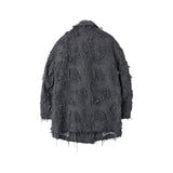 ERiKOKATORi / ripped wool jacket
