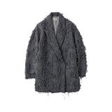 ERiKOKATORi / ripped wool jacket
