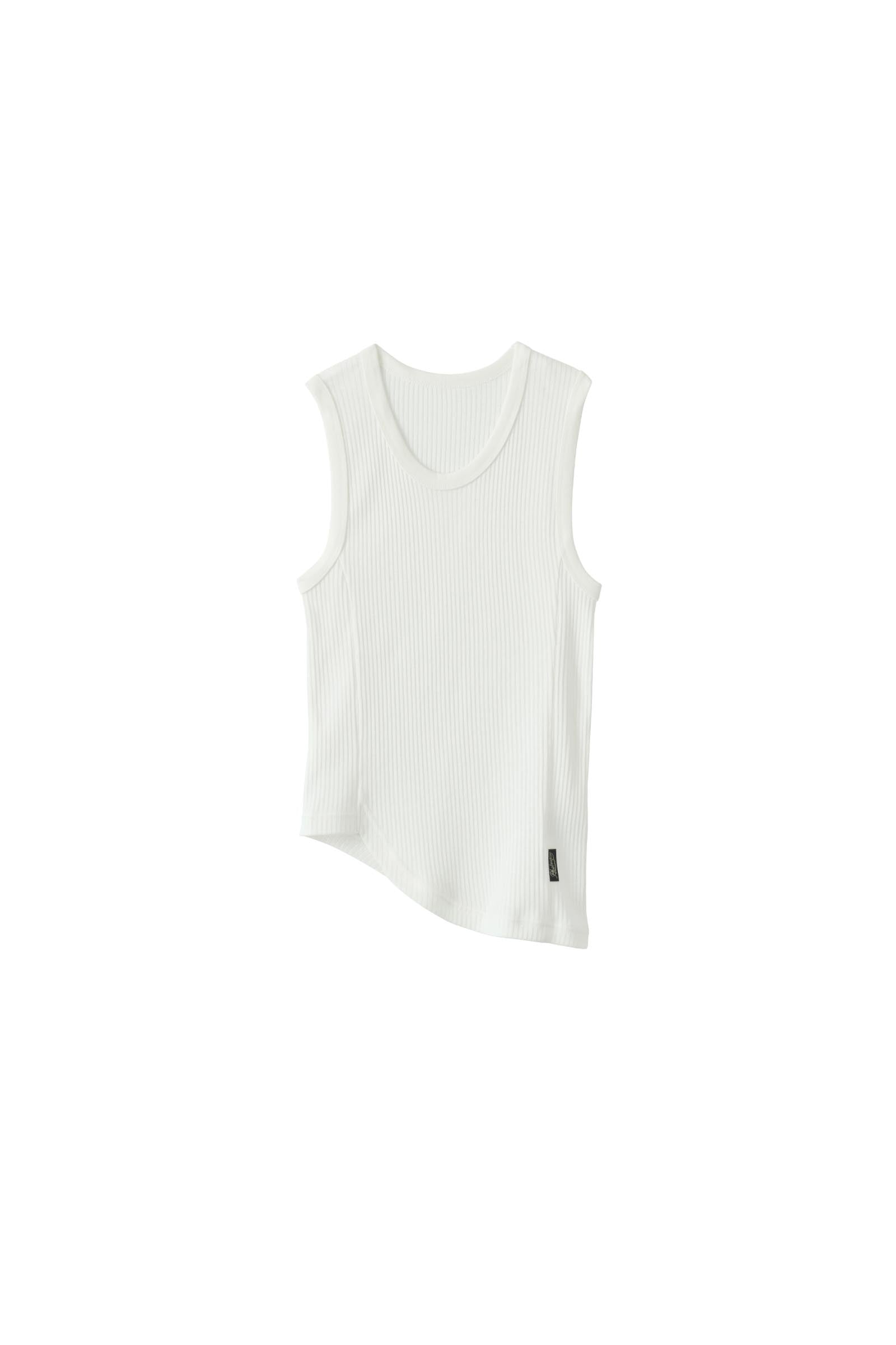 PHOTOCOPIEU / ROUND-HEM TANK TOP – carol ONLINE STORE