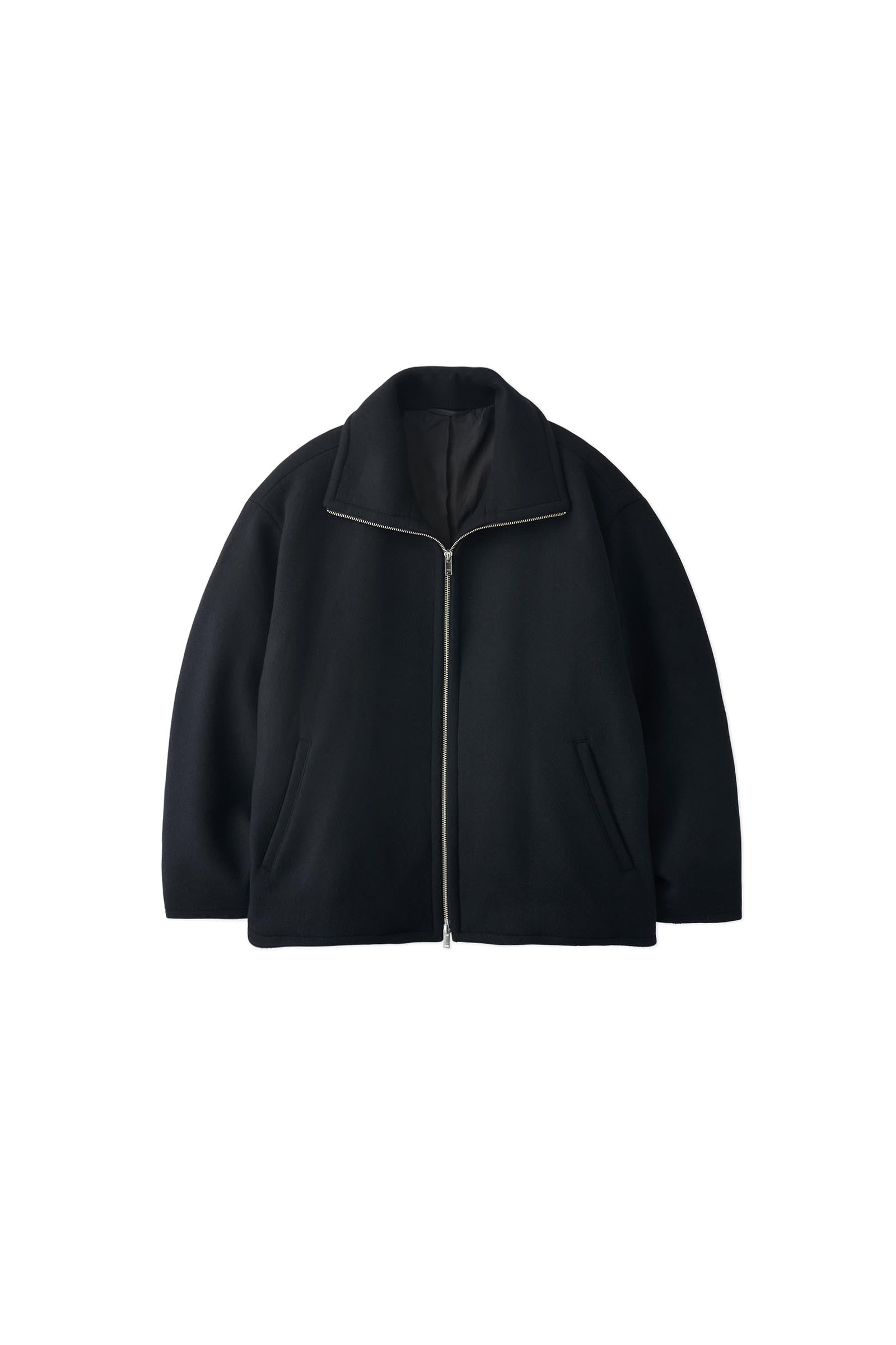 YOKE / Melton Stand Collar Zip Blouson – carol ONLINE STORE