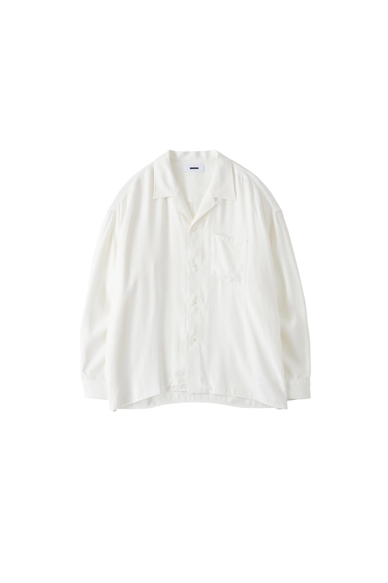 REVERBERATE / OPEN COLLAR SHIRT – carol ONLINE STORE