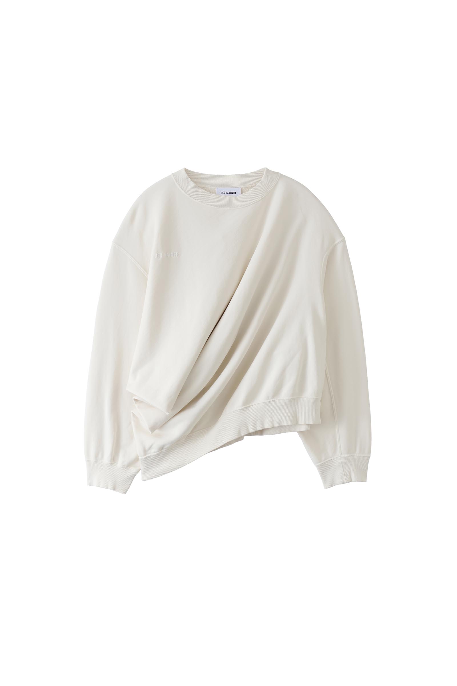 HED MAYNER / ASYMMETRIC SWEATSHIRT – carol ONLINE STORE