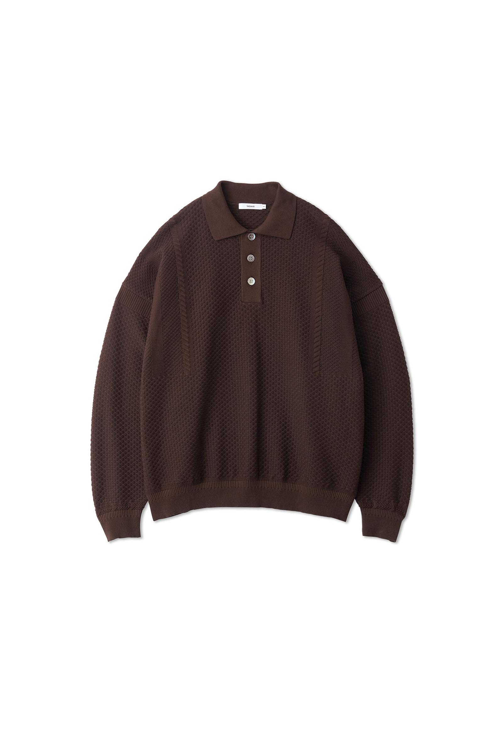 YASHIKI / Sekka Knit Polo – carol ONLINE STORE