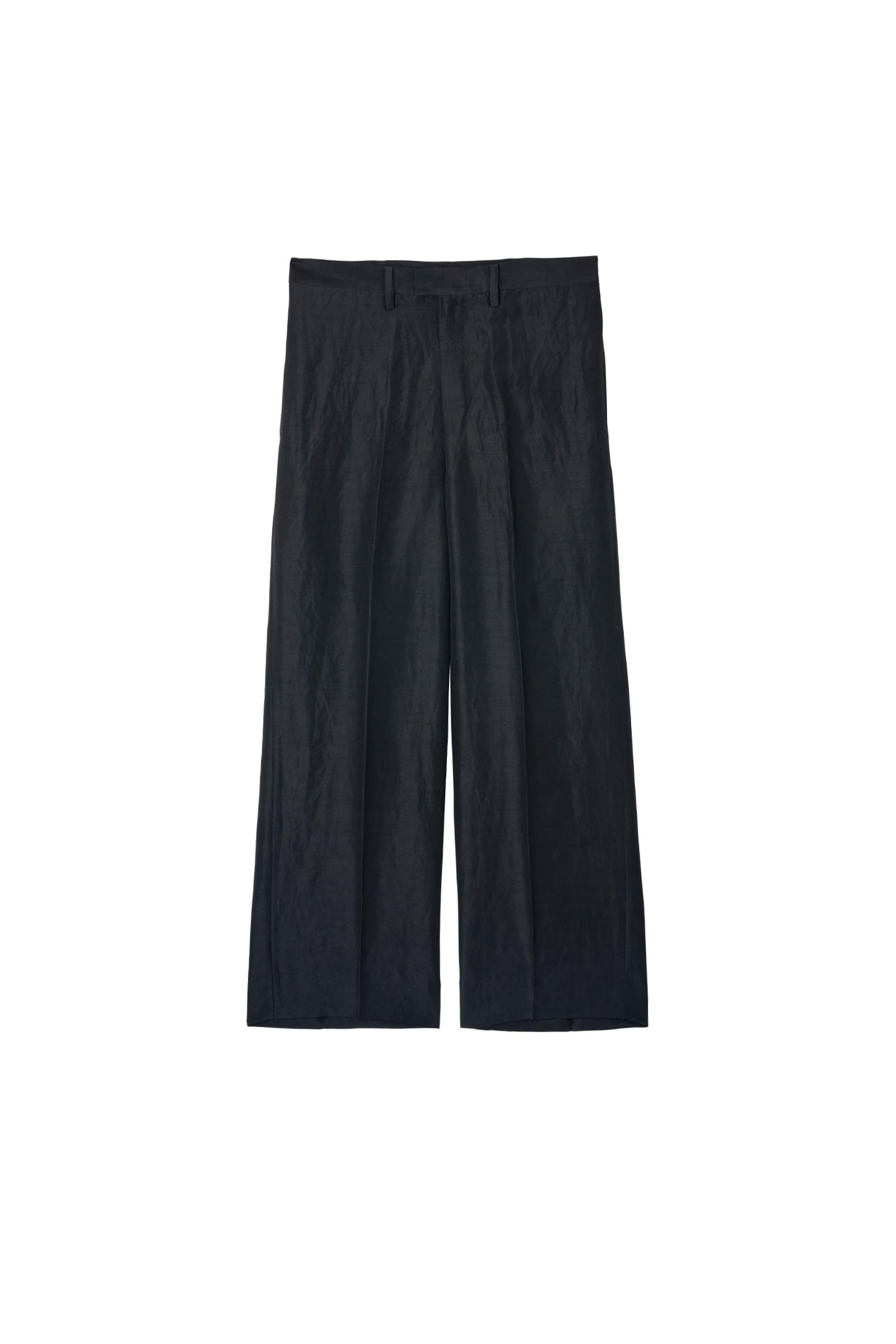 nonnotte / Draw Cord Wide Straight Trousers – carol ONLINE STORE