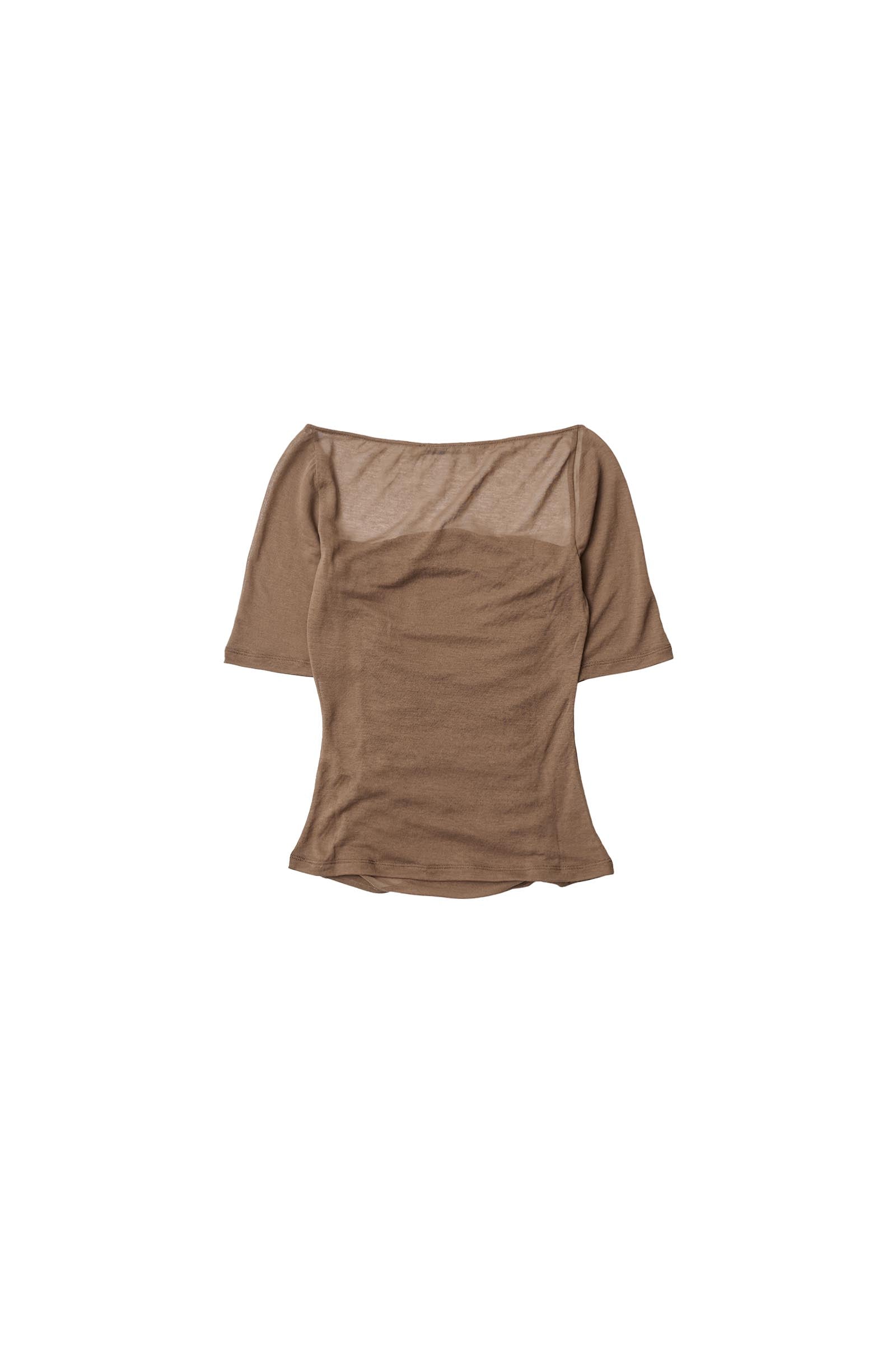 PALOMA WOOL / Pixy -slightly sheer top with frontal gathering