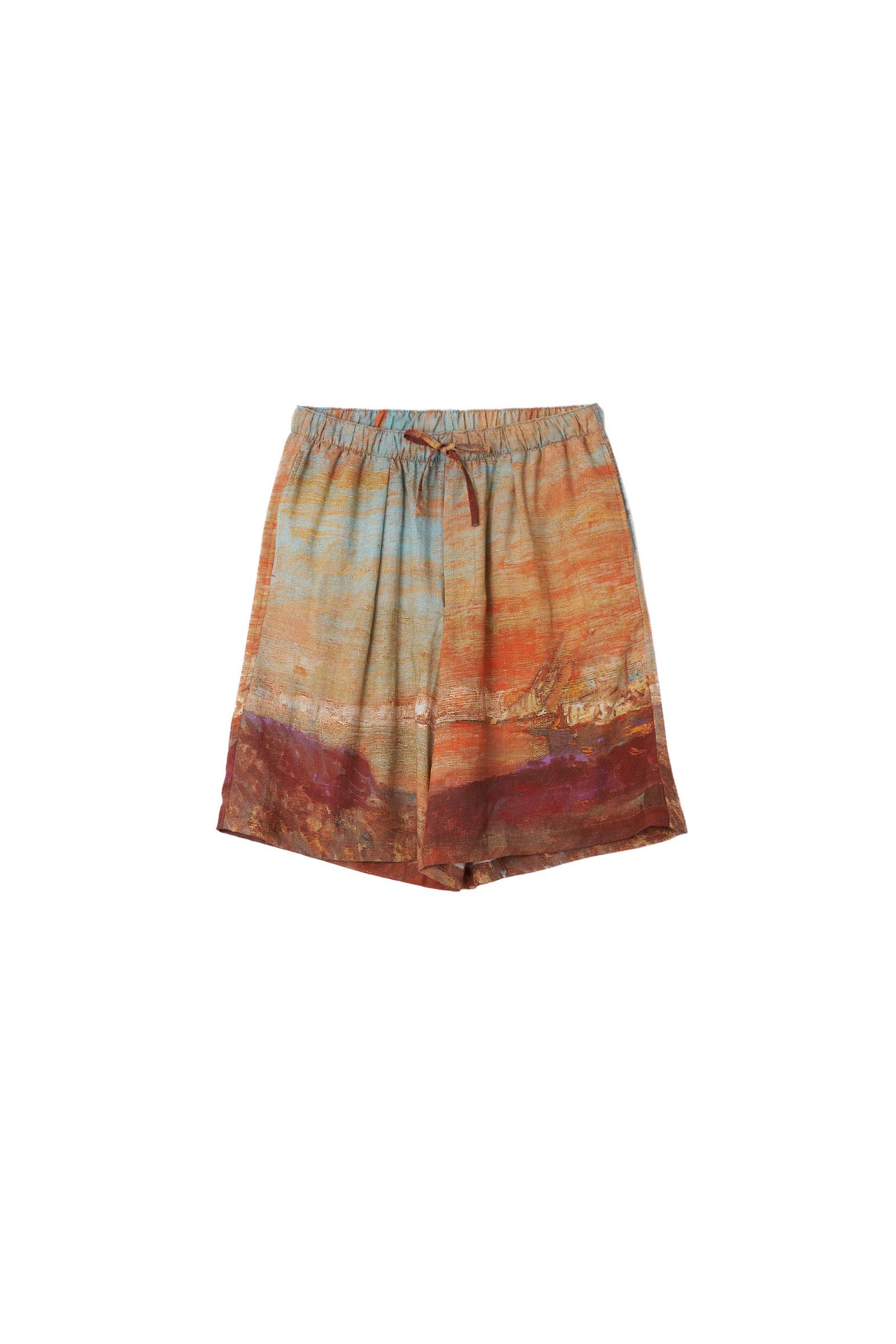 YOKE / LANDSCAPE PRINTED EASY SHORTS