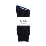 ROTOTO / COTTON WAFFLE SOCKS