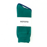 ROTOTO / COTTON WAFFLE SOCKS