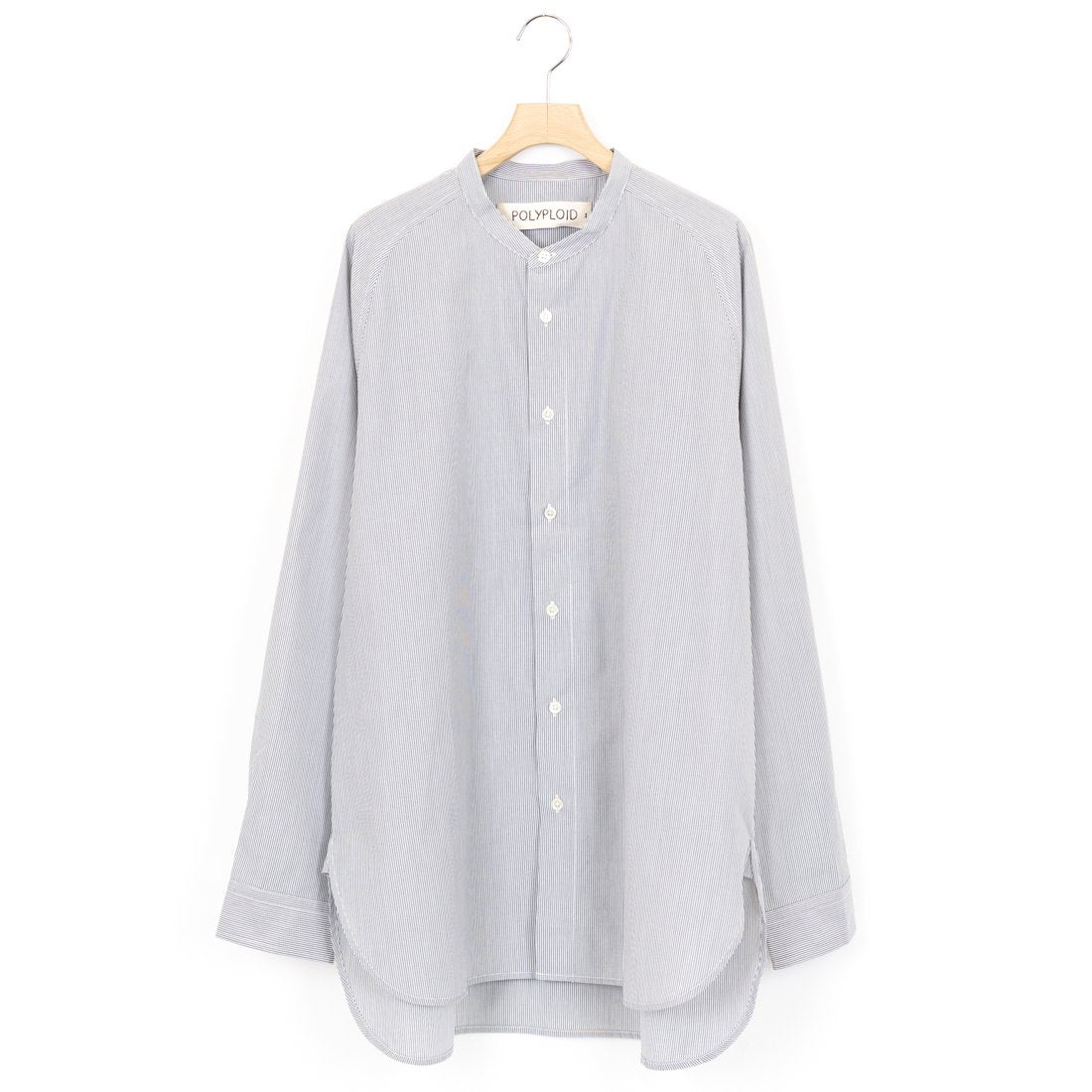 POLYPLOID / RAGLAN STAND COLLAR SHIRT B