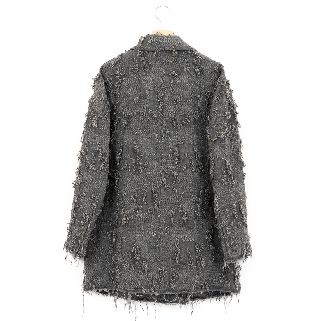 ERiKOKATORi / ripped wool jacket