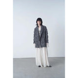 ERiKOKATORi / ripped wool jacket