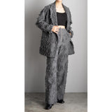 ERiKOKATORi / ripped wool jacket