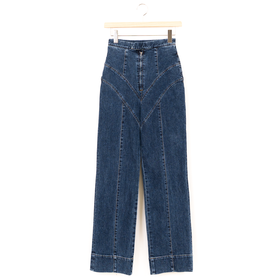 FETICO HIGHRISE PVC DENIM JEANS 2022新発 - パンツ