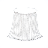 HARUNOBUMURATA / STRASS FRINGE BRACELET LONG