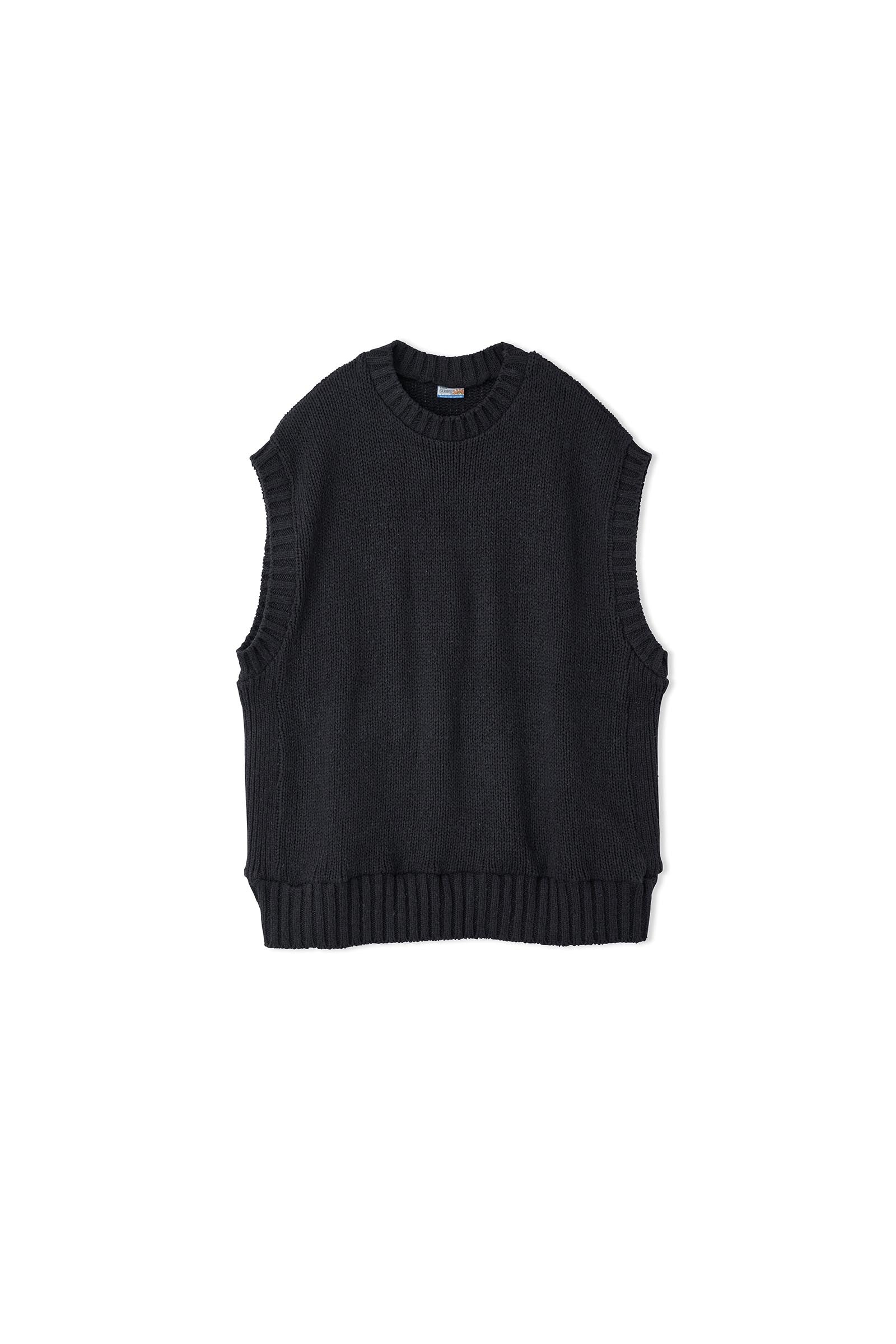 THE SUNNY / SILK COTTON KNIT VEST