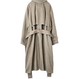 I’m here: / with PIPING : LINEN TRENCH COAT