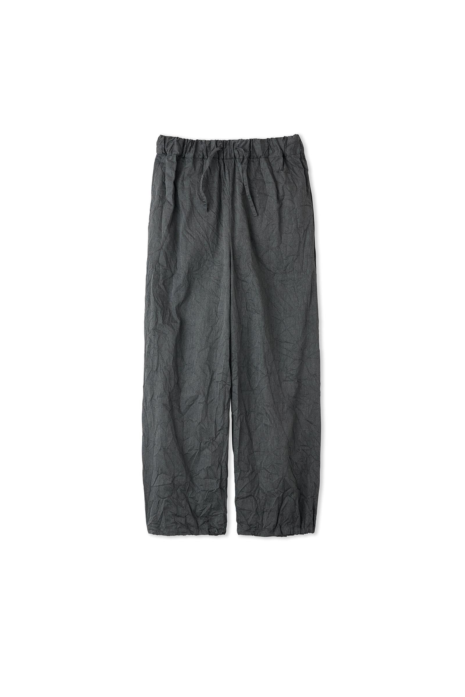 DIGAWEL / Wide lounge pants (crease finish)