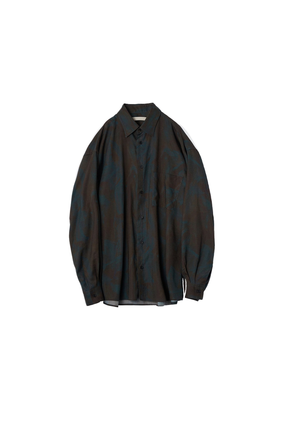 YOKE / PATTERNED REGULAR COLLAR SHIRT – carol ONLINE STORE