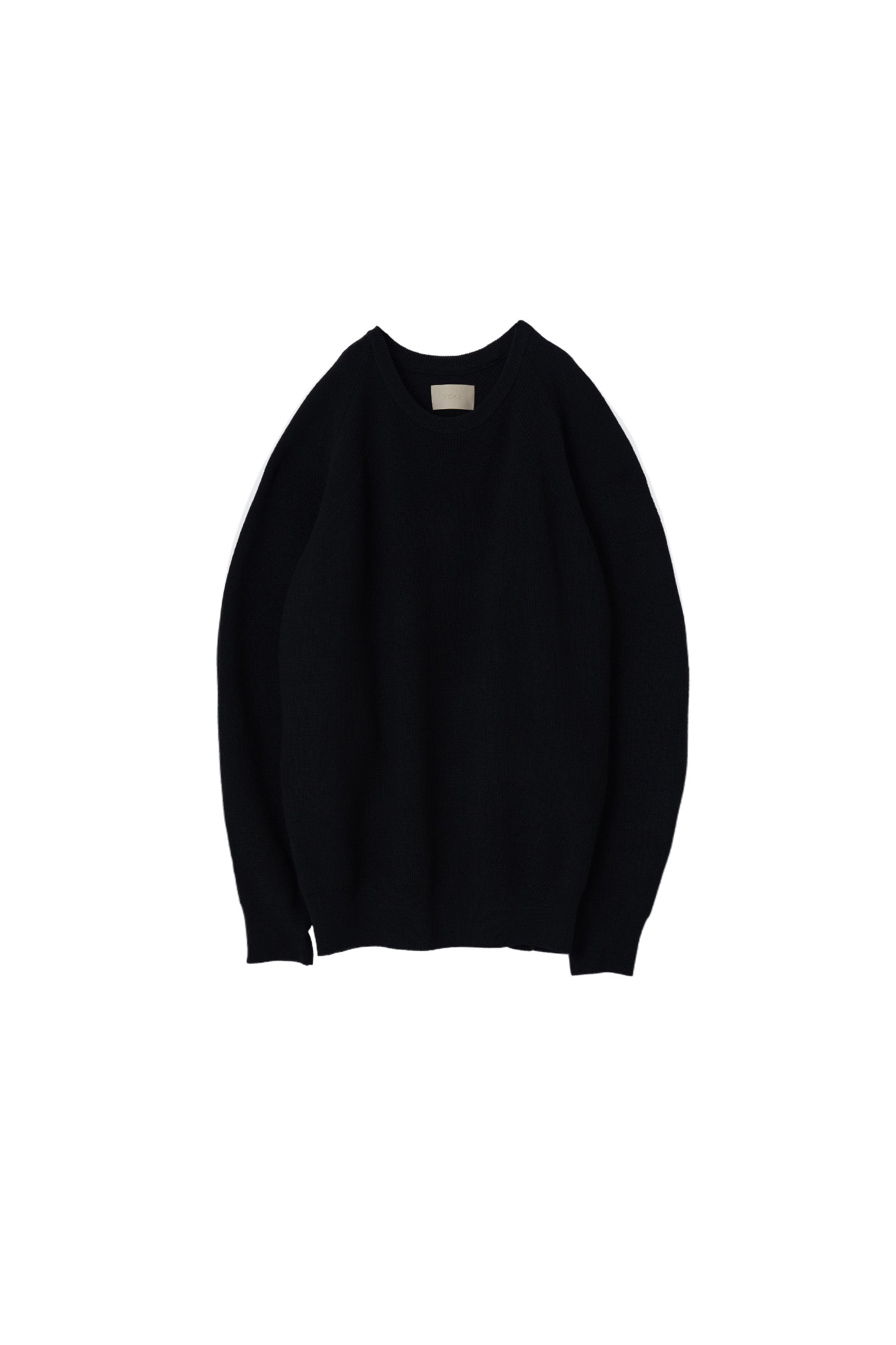 YOKE / RIB CREWNECK SWEATER