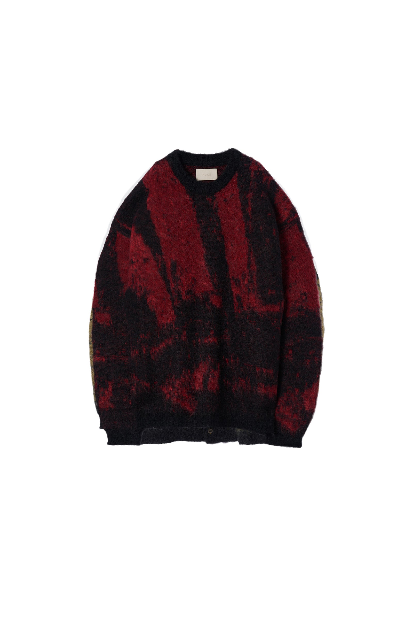 YOKE / JACQUARD MOHAIR SWEATER