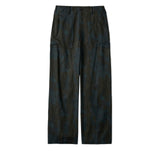 YOKE / PATTERNED WIDE-LEG BAKER PANTS