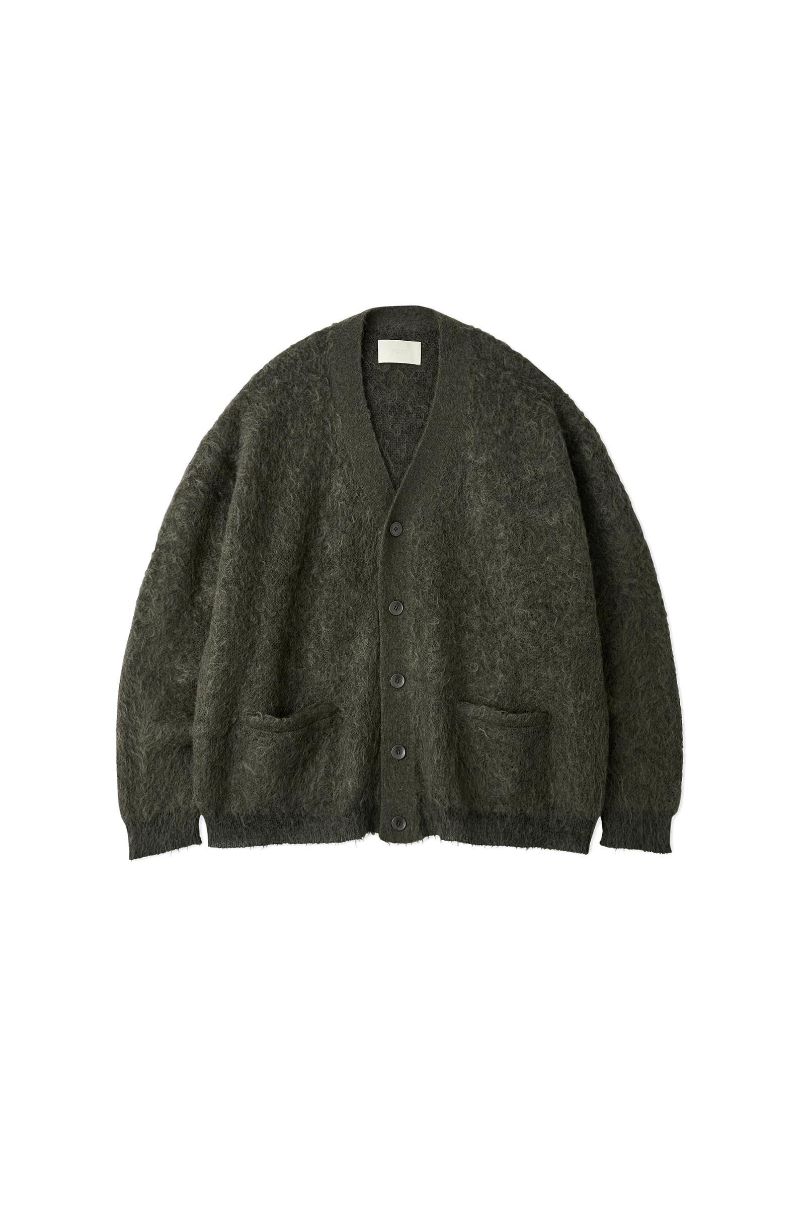 YOKE / BRUSHED MOHAIR CARDIGAN – carol ONLINE STORE