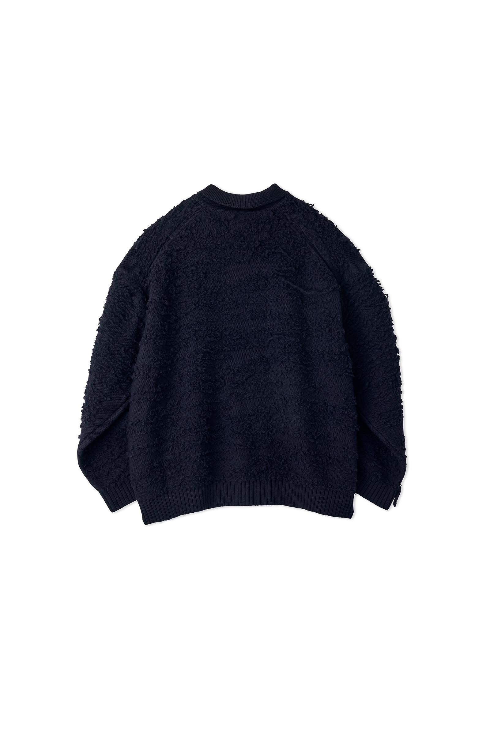 YOKE / FRONT ZIP CARDIGAN