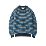 YOKE / MOHAIR BORDER SWEATER