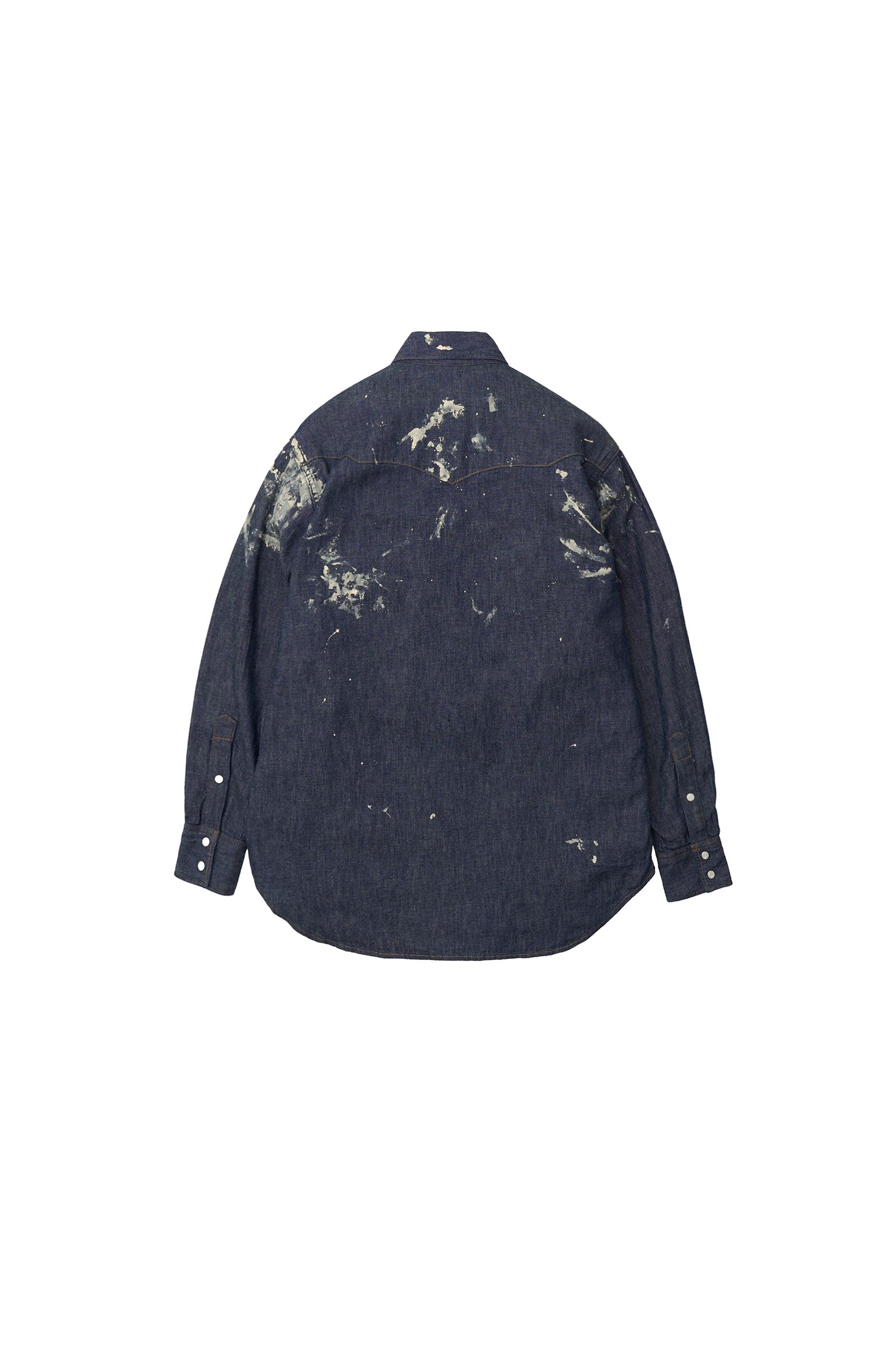 YOKE / PATTERNED REGULAR COLLAR SHIRT
