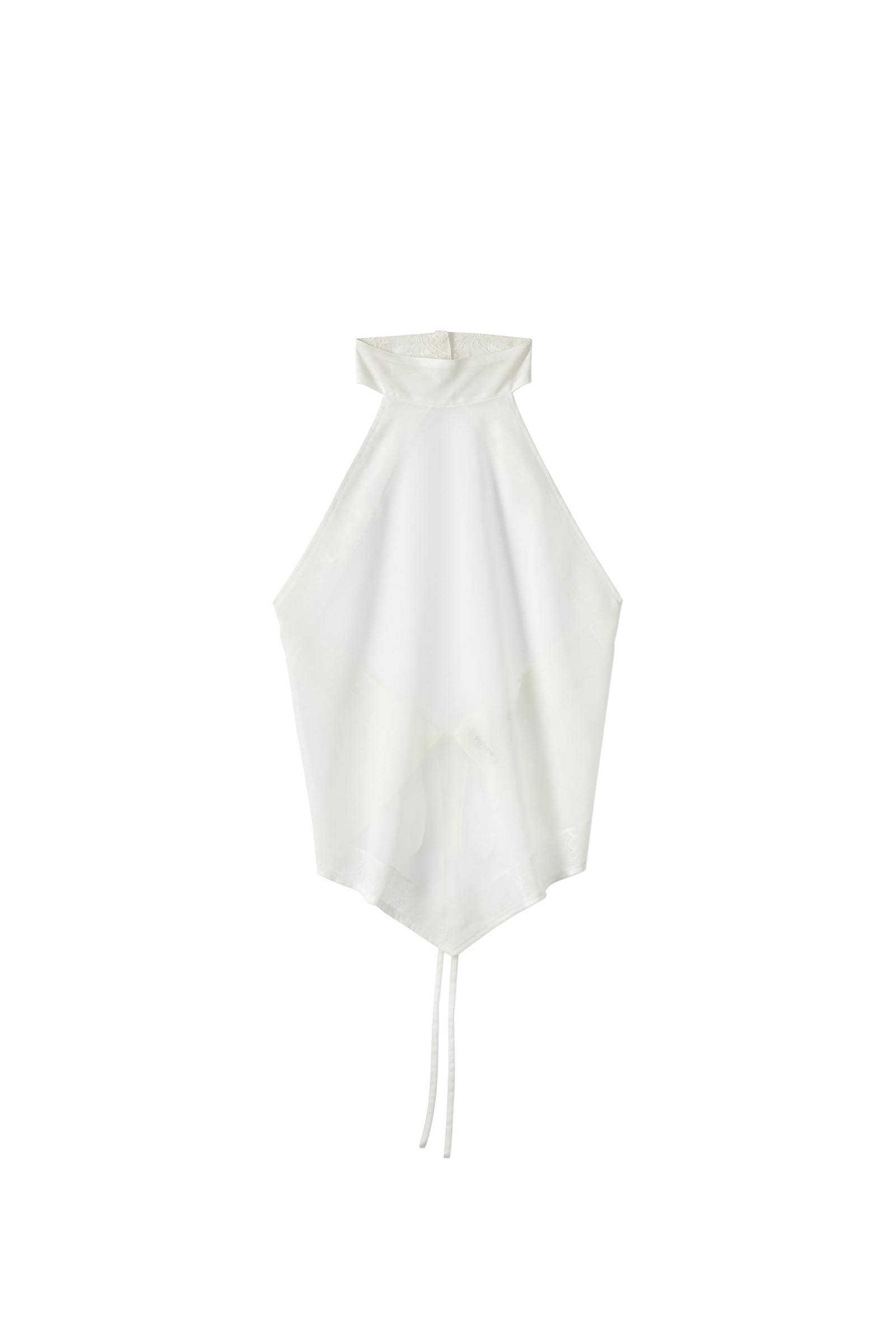 FETICO / SHEER HALTER TOP – carol ONLINE STORE