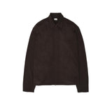 YOKE / Ramie Wool Zip Knit Shirt