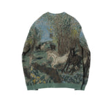 YOKE / HORSE JAQUCARD MOHAIR CARDIGAN - KEITA MARUYAMA 30TH ANNIV. EXCLUSIVE-