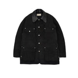 YOKE / Nuback Leather Coverall Jacket