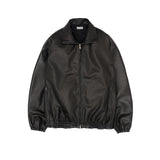 YOKE / Carf Leather Truck Jacket