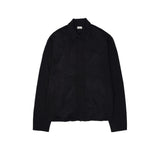 YOKE / Ramie Wool Zip Knit Shirt