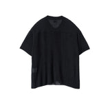 YOKE / Rib Knit Sheer Shirt