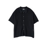 YOKE / Rib Knit Sheer Shirt