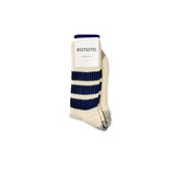 ROTOTO / COARSE RIBBED OLDSCHOOL SOCKS